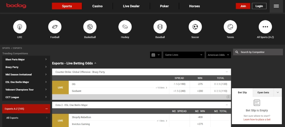 Bodog Sportsbook