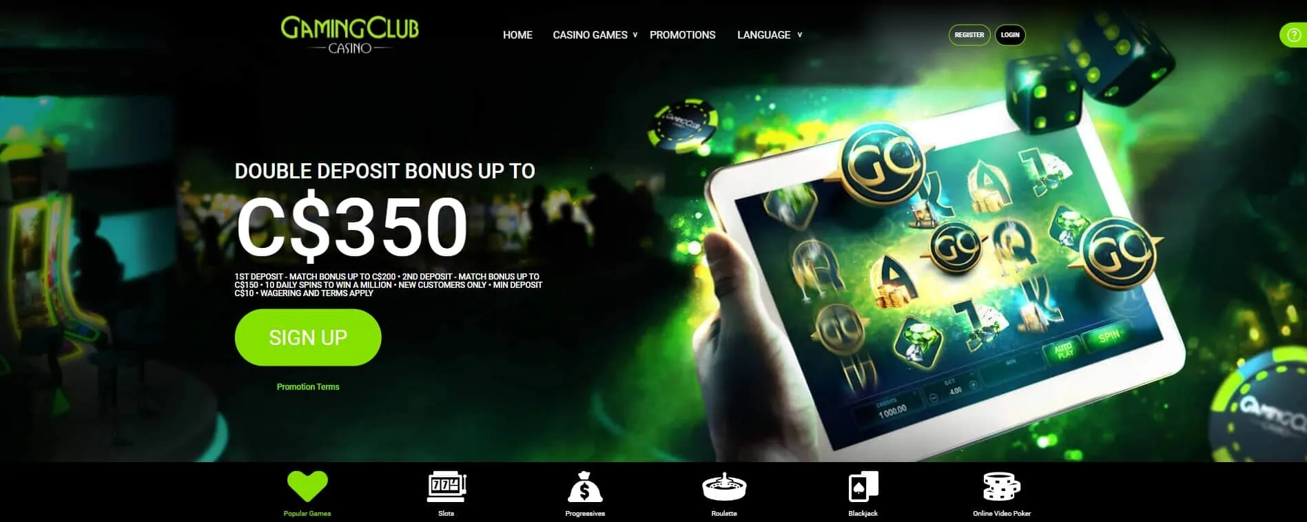 Gaming-Club-Casino-main-page